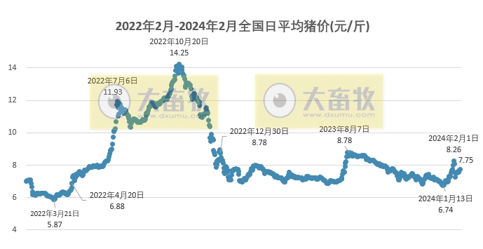 2024.02.12今日猪价