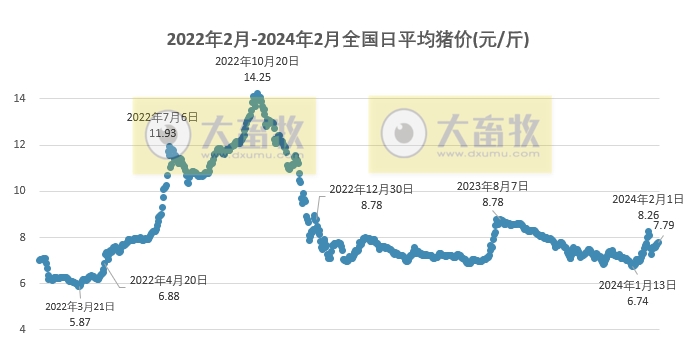 2024.02.13今日猪价