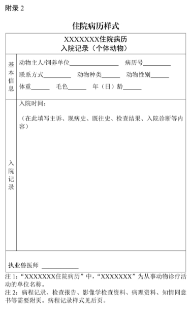 《动物诊疗病历管理规范》和《兽医处方格式及应用规范》(全文),自2024年5月1日起执行