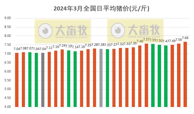 2024.03.27今日猪价——继续飘红，广东涨至8.4元