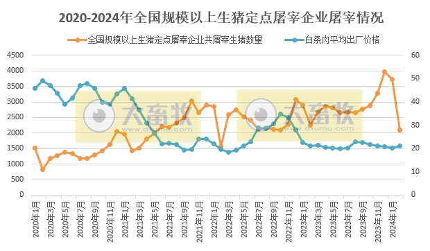 2024年2月生猪行业数据汇总