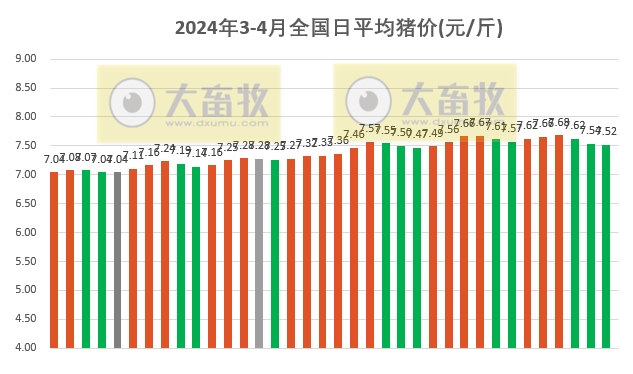 2024.04.05今日猪价——稳中下跌,零星省份出现上涨
