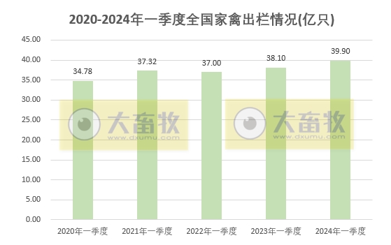 2024年一季度全国畜牧业数据