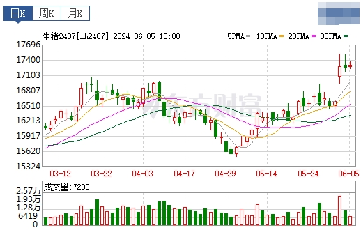 2024.06.06今日猪价——止涨回落，一路飘绿