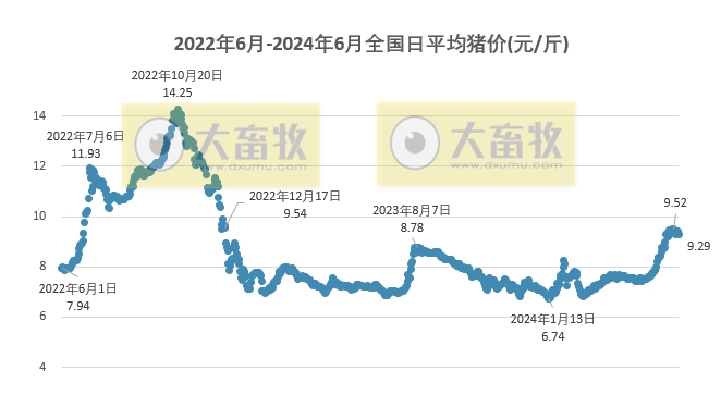2024.06.19今日猪价——绝大多数出现下跌