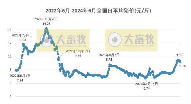 2024.06.20今日猪价——继续飘绿