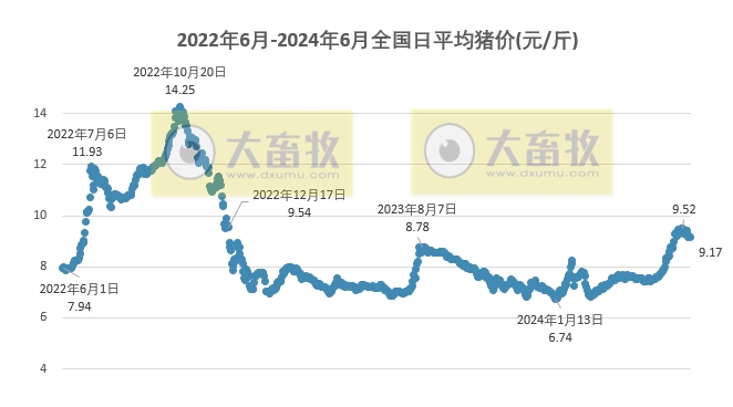 2024.06.22今日猪价——快速反转回落