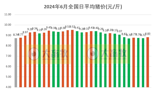 2024.06.29今日猪价——止跌反弹，一路飘红