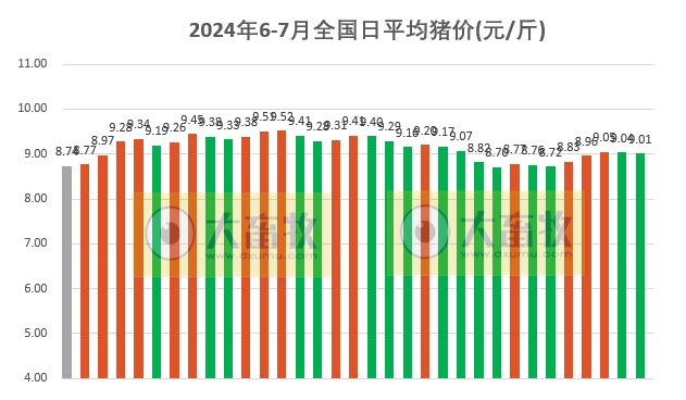 2024.07.03今日猪价——继续震荡下降