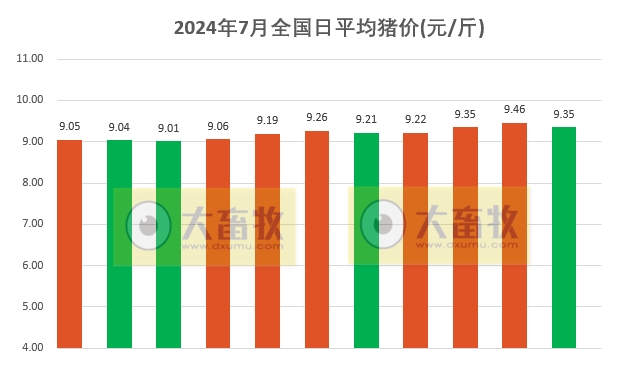 2024.07.11今日猪价——大部分调整向下