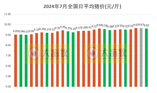 2024.07.26今日猪价——大部分出现下跌