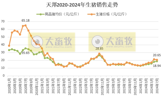 天邦食品：前7月生猪销量和收入均减少，仔猪销量同比增长81%
