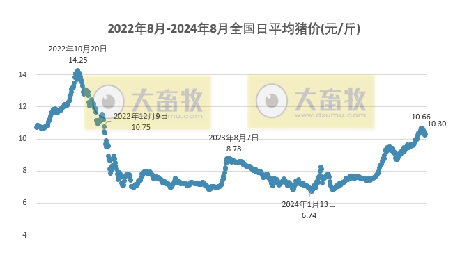 2024.08.21今日猪价——大多数省份出现上涨