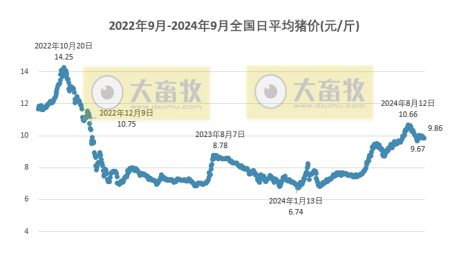 2024.09.12今日猪价行情——上涨省份增多
