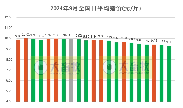今日猪价 | 2024.09.21 猪价行情——大多数下跌
