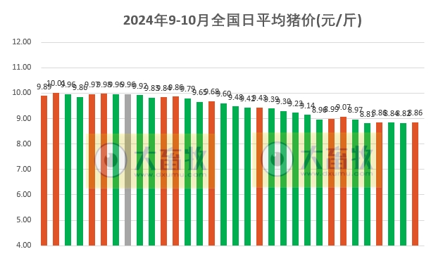 今日猪价 | 2024.10.02 猪价行情——震荡上涨