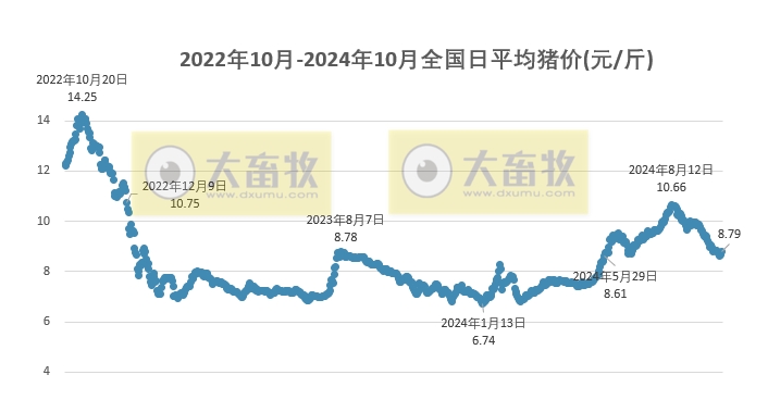 今日猪价 | 2024.10.08 猪价行情——大多数继续上涨