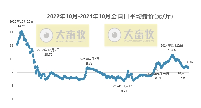 今日猪价 | 2024.10.24 猪价行情——继续一路飘红