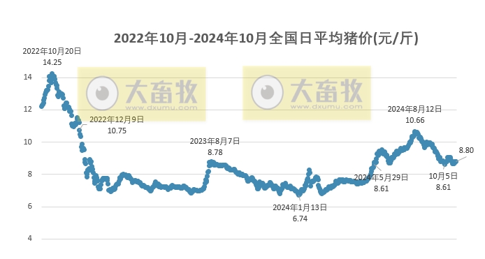 今日猪价 | 2024.10.26 猪价行情——稳中带涨