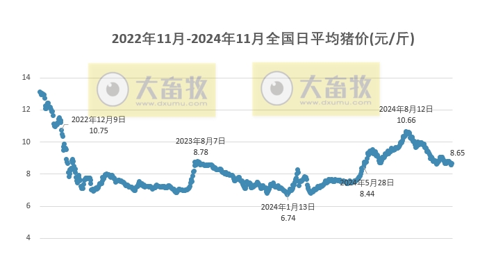 今日猪价 | 2024.11.01 猪价行情——11月迎来开门红,一路上涨