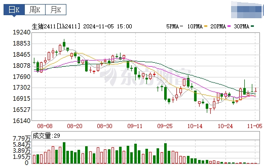 今日猪价 | 2024.11.06 猪价行情——下跌至近5个多月最低