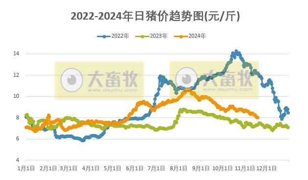今日猪价 | 2024.11.19 猪价行情——继续稳中带跌,21省跌破8元