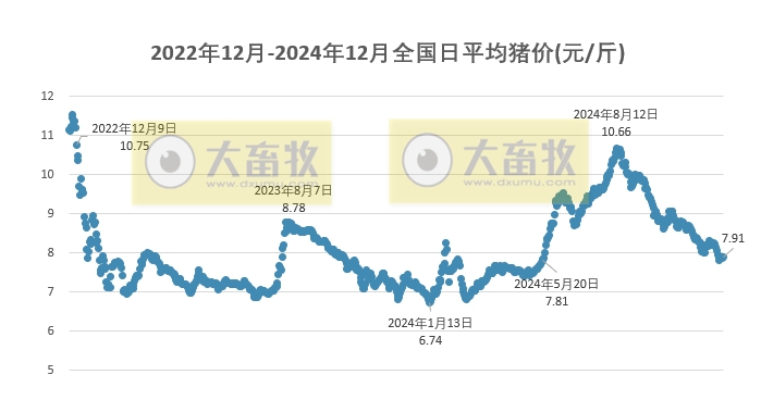 今日猪价 | 2024.12.11 猪价行情——大多数上涨，没有下跌省份