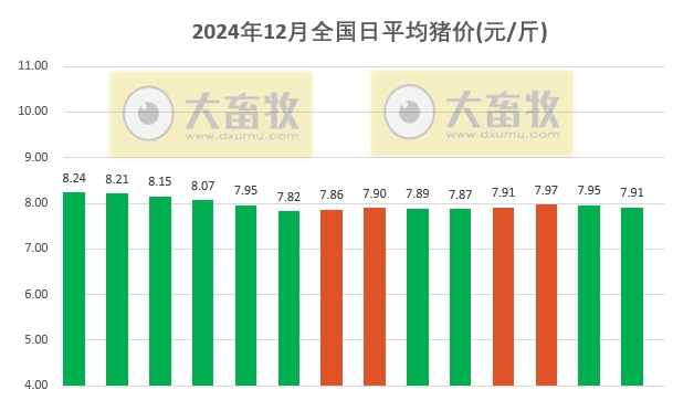 今日猪价 | 2024.12.14 猪价行情——有15省全面跌入7元时代，而四川上涨至8.8元