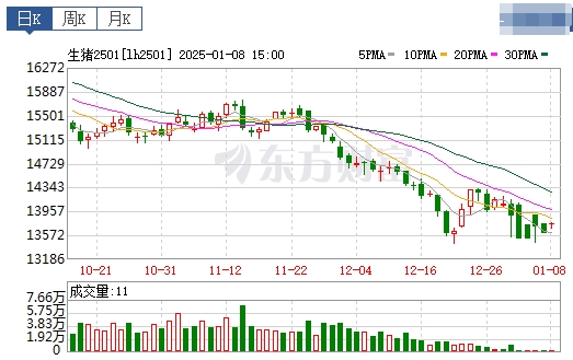 今日猪价 | 2025.01.09 猪价行情——又是绿油油一片，且跌破8元大关