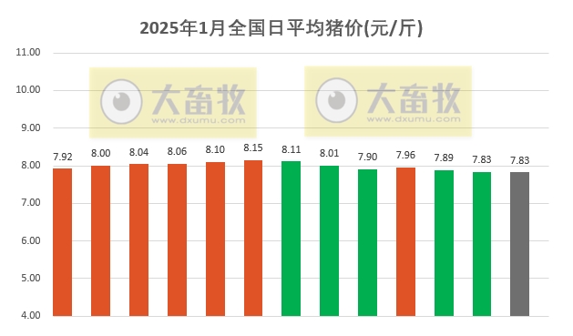 今日猪价 | 2025.01.13 猪价行情——以稳为主,少数涨跌