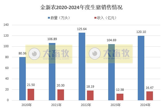 金新农、罗牛山和正虹2024年12月及年度生猪销售情况