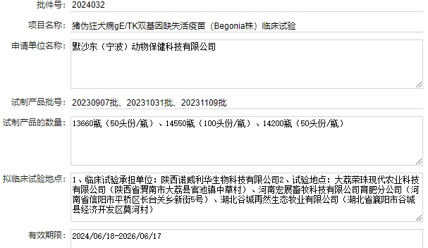 最新伪狂犬疫苗品种和厂家汇总（2024年版）