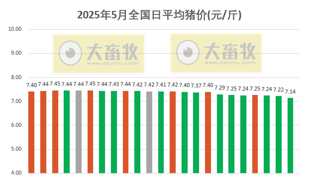 今日猪价 | 2025.05.24 猪价行情——连跌4天,有15省跌破7元大关