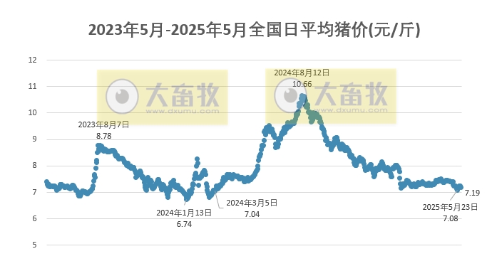 今日猪价 | 2025.05.31 猪价行情——大多数出现下跌