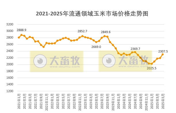 2025年6月中国玉米供需形势分析——玉米饲用消费需求高位小幅回落,深加工消费量止降回升