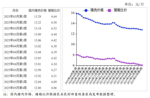 2025年5月国内和国际猪肉市场行情分析——猪肉价格稳中微跌
