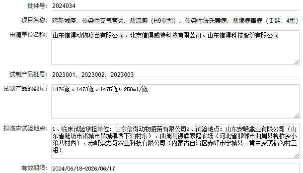 最新禽腺病毒疫苗品种和厂家汇总（2024年版）
