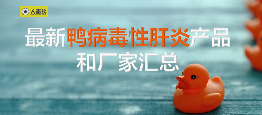 最新鸭病毒性肝炎产品和厂家汇总（2024年版）
