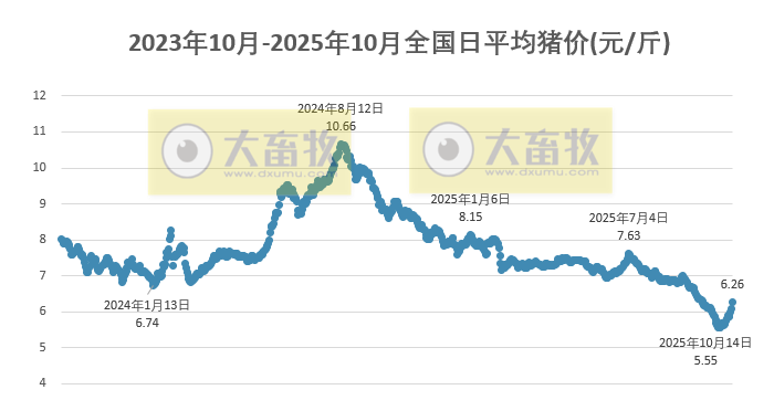 2025.10.29今天猪价行情分析