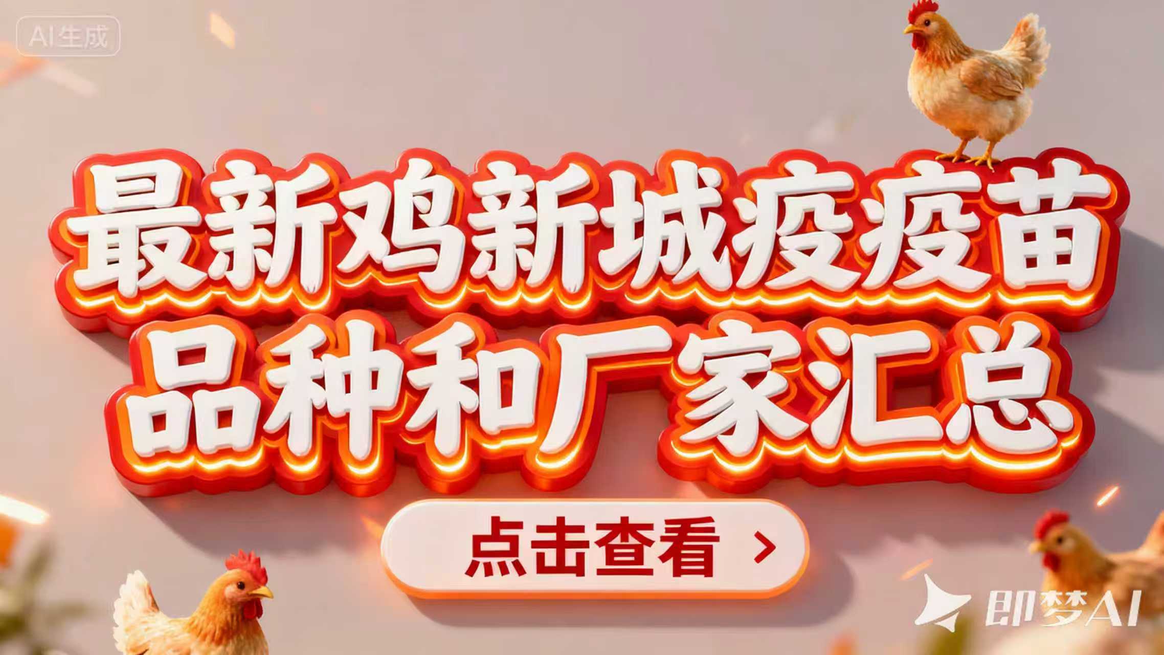 最新鸡新城疫疫苗品种和厂家汇总（2024年版）
