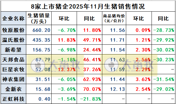 2025.12.08今天猪价行情分析