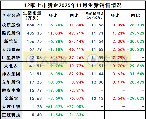 2025.12.09今天猪价行情分析
