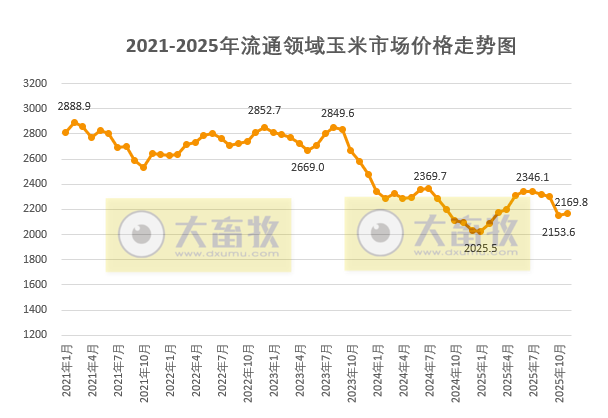 2025年12月中国玉米供需形势分析——能繁母猪存栏量处于较高水平,饲料企业采购意愿较强
