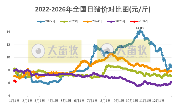 2026.01.04今天猪价行情分析