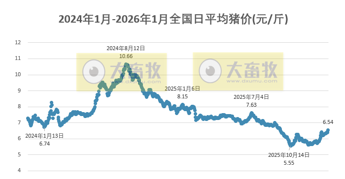 2026.01.19今天猪价行情分析