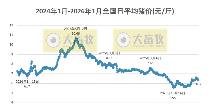 2026.01.29今天猪价行情分析