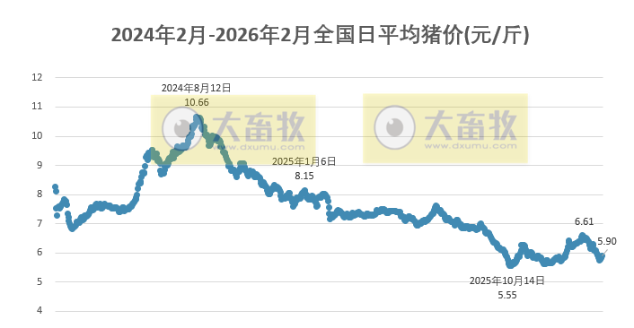 2026.02.16今天猪价行情分析